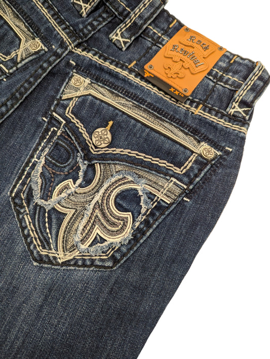 Rock Revival Men's Straight Fit Jeans 32"