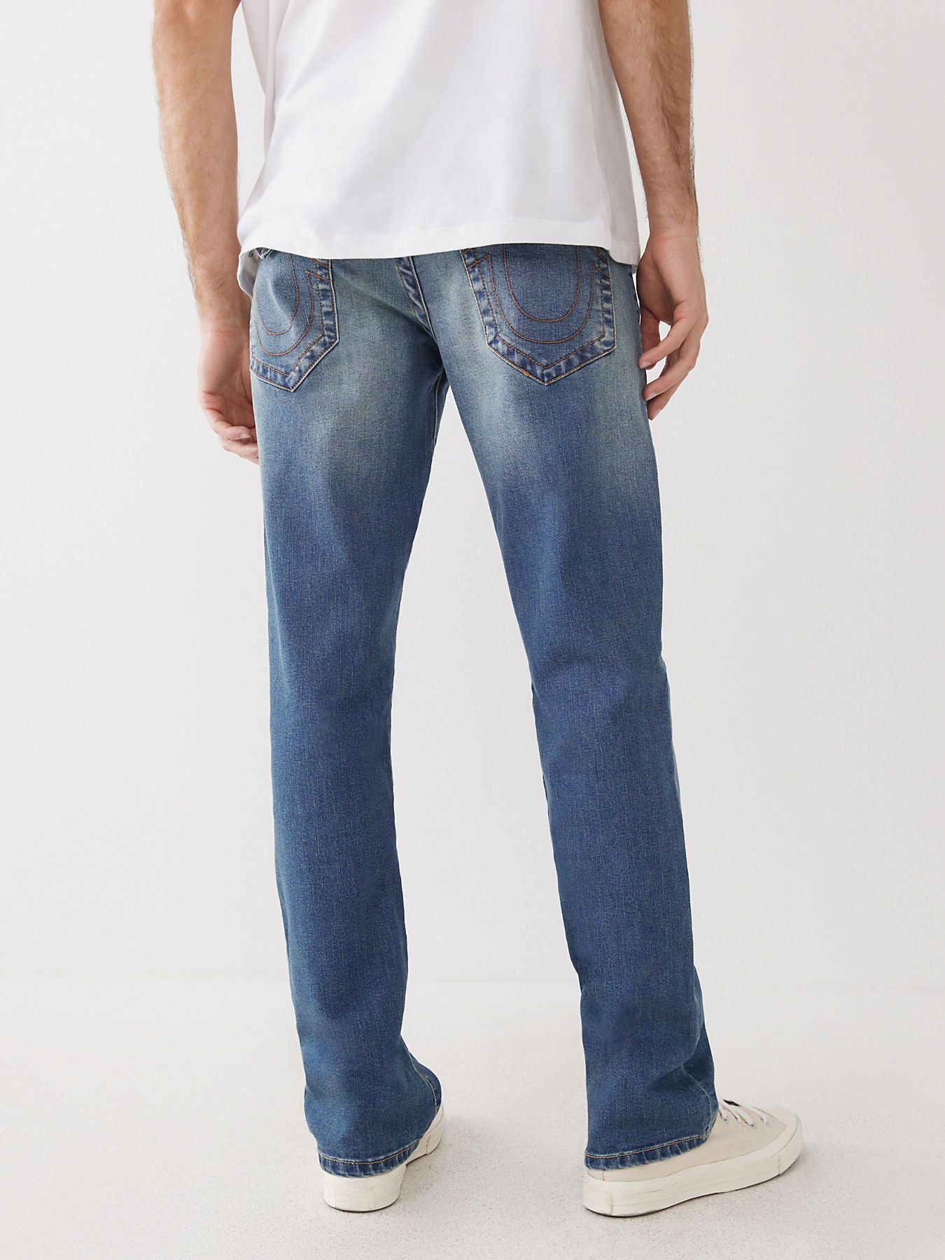 True Religion Men's Ricky Straight Jeans  34-Inseam