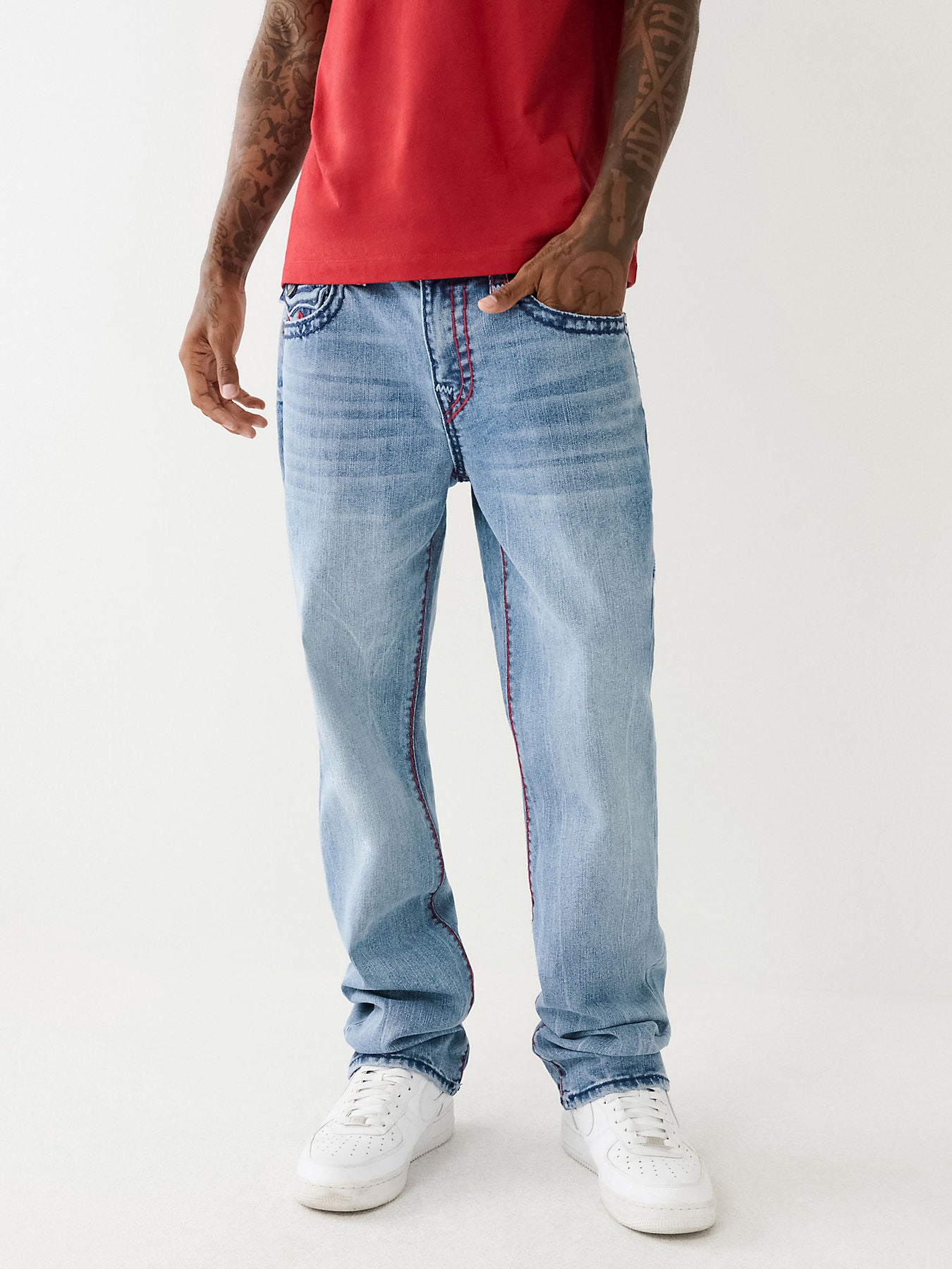 True Religion Men's Ricky Straight Jeans