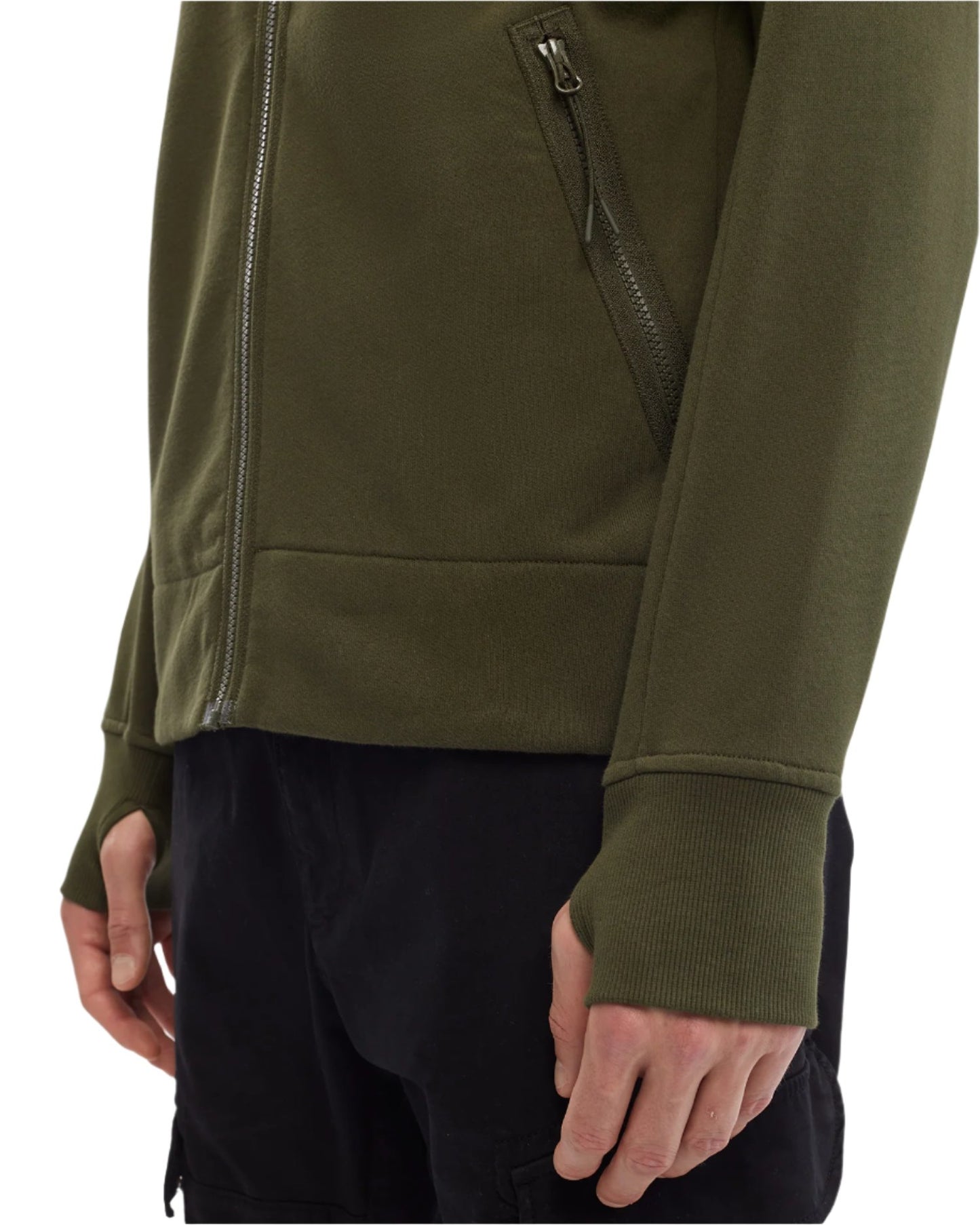 C.P Company Men's Zip-Up Hoodie with Goggles