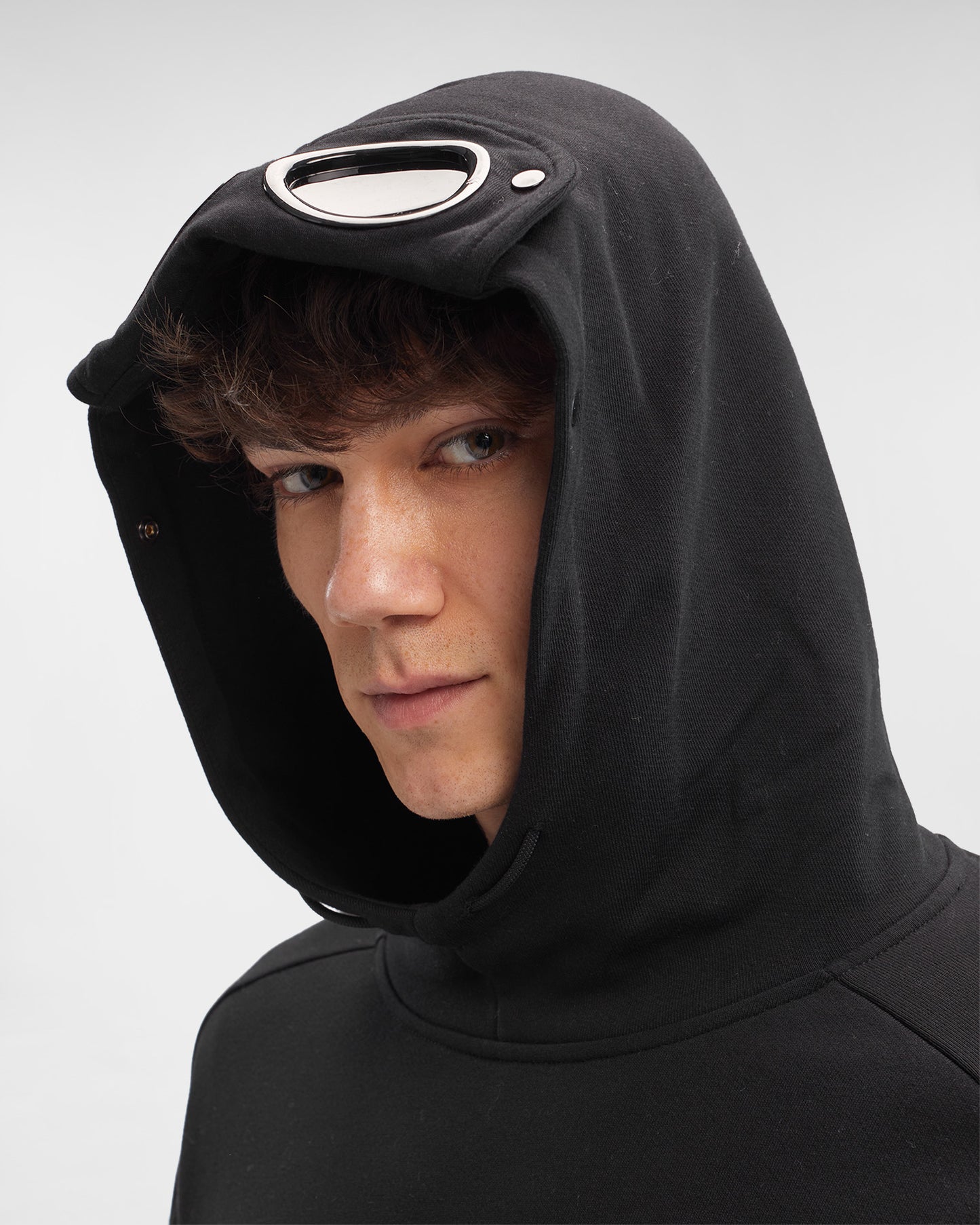 C.P Company Men's Pullover Hoodie with Goggles