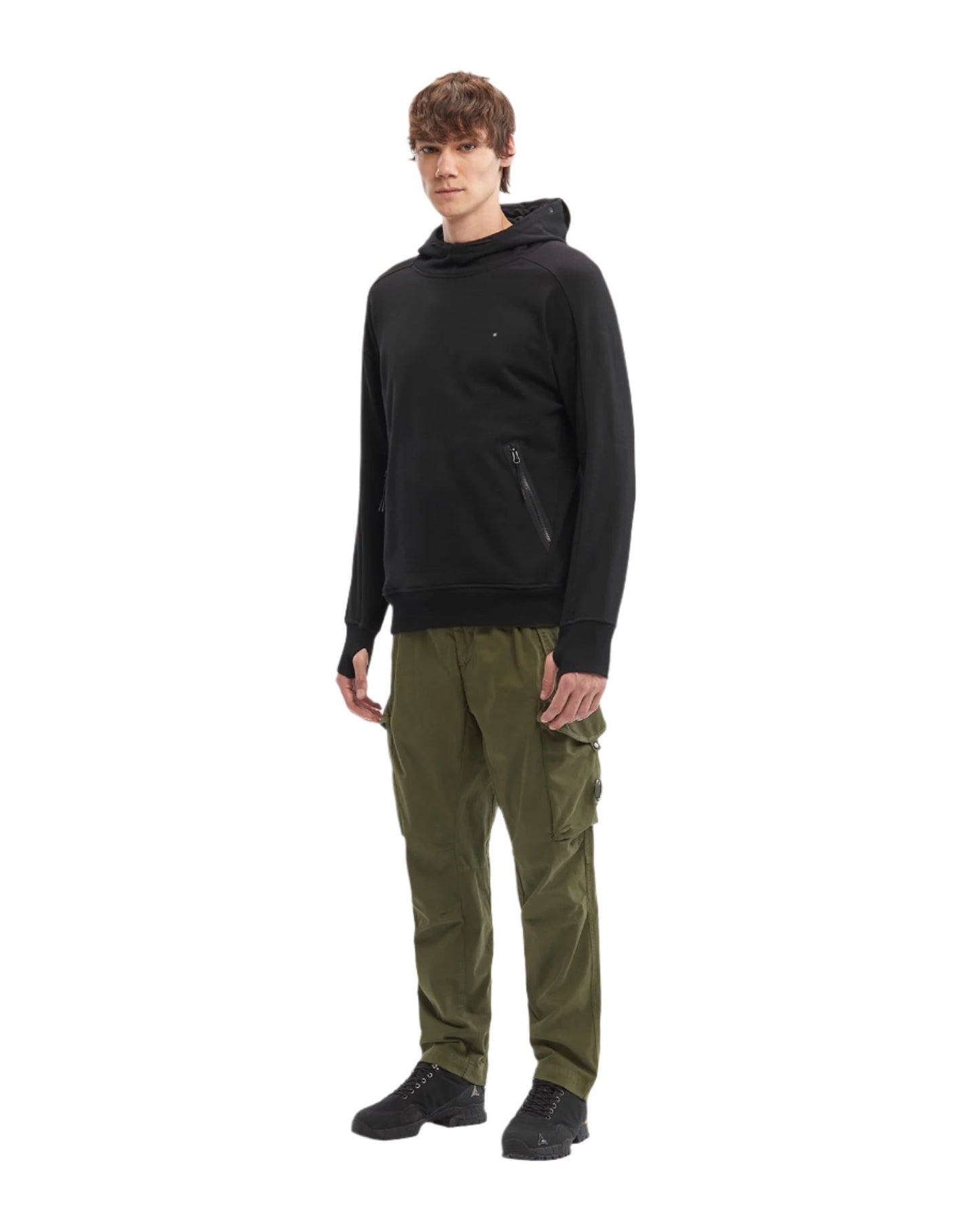 C.P Company Men's Pullover Hoodie with Goggles