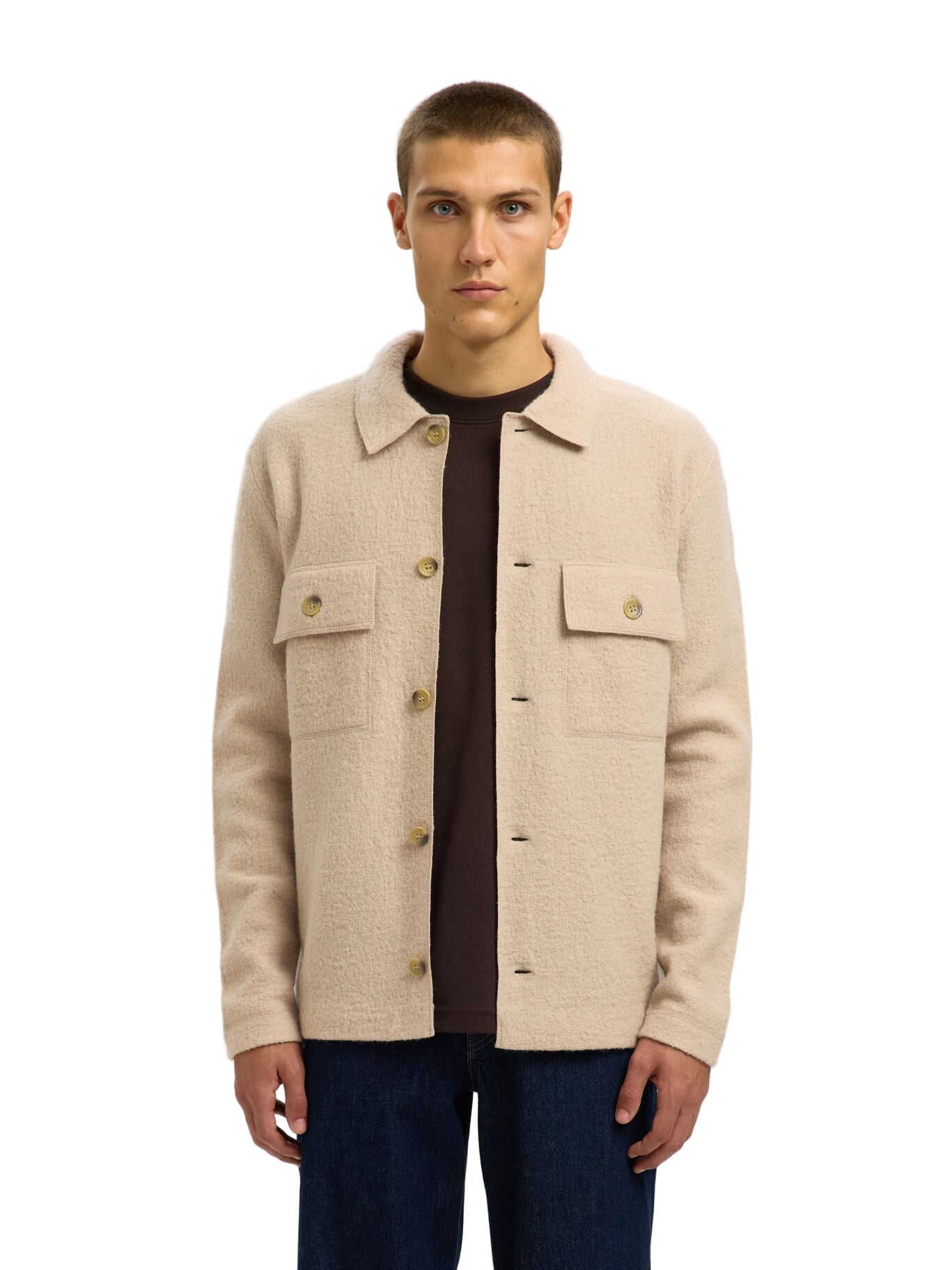 Selected Men's Wool Cardigan
