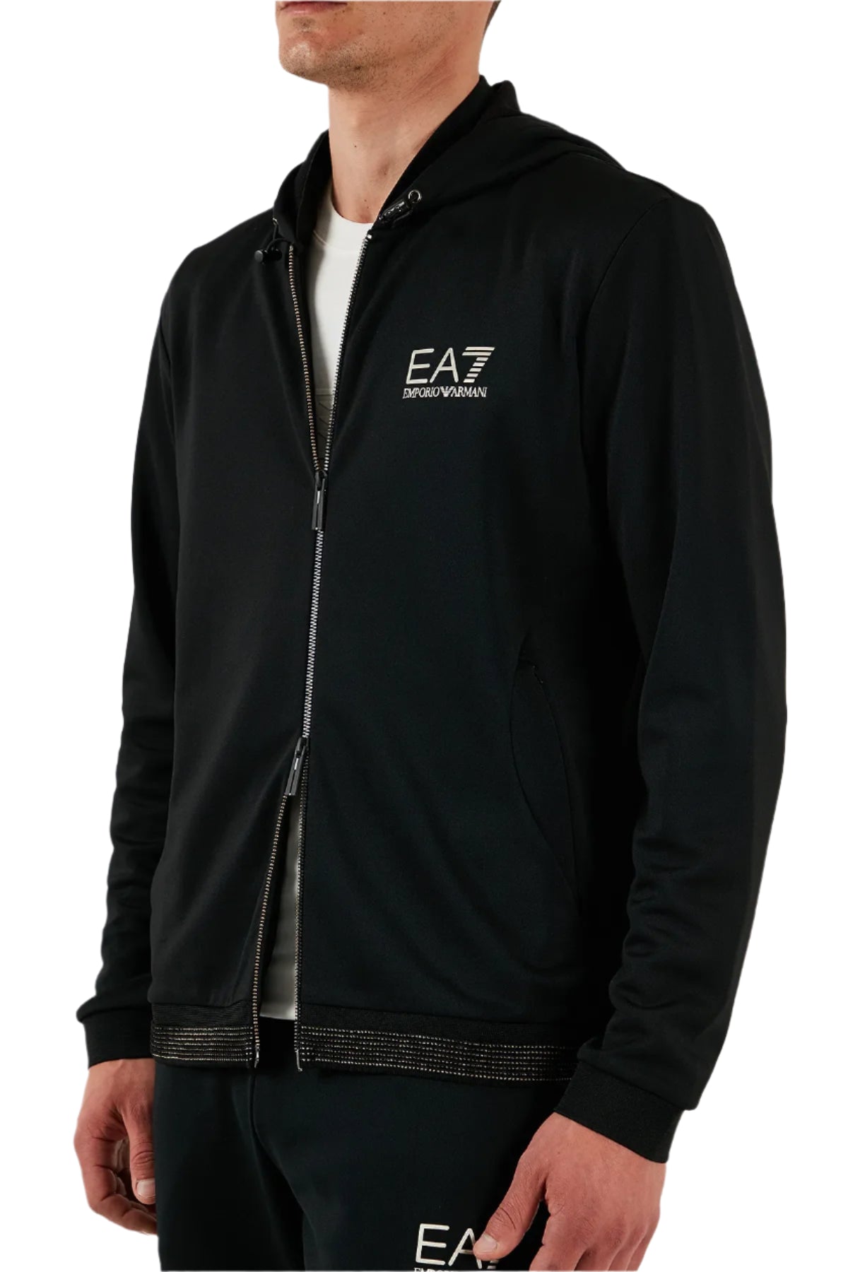 EA7 Men's Zip-Up Hoodie – Opulence Clothing