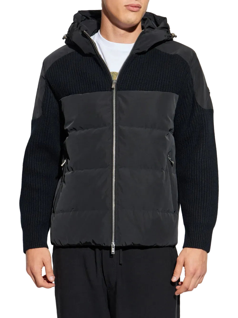 Moose Knuckles Men's Glenvale Knit Hybrid Jacket