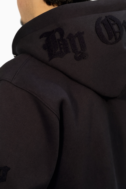 By Opulence Men's Flocking  Zip-up Hoodie