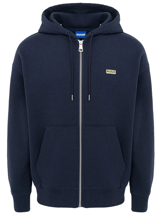 Hugo Blue Men's Zip-Up Hoodie