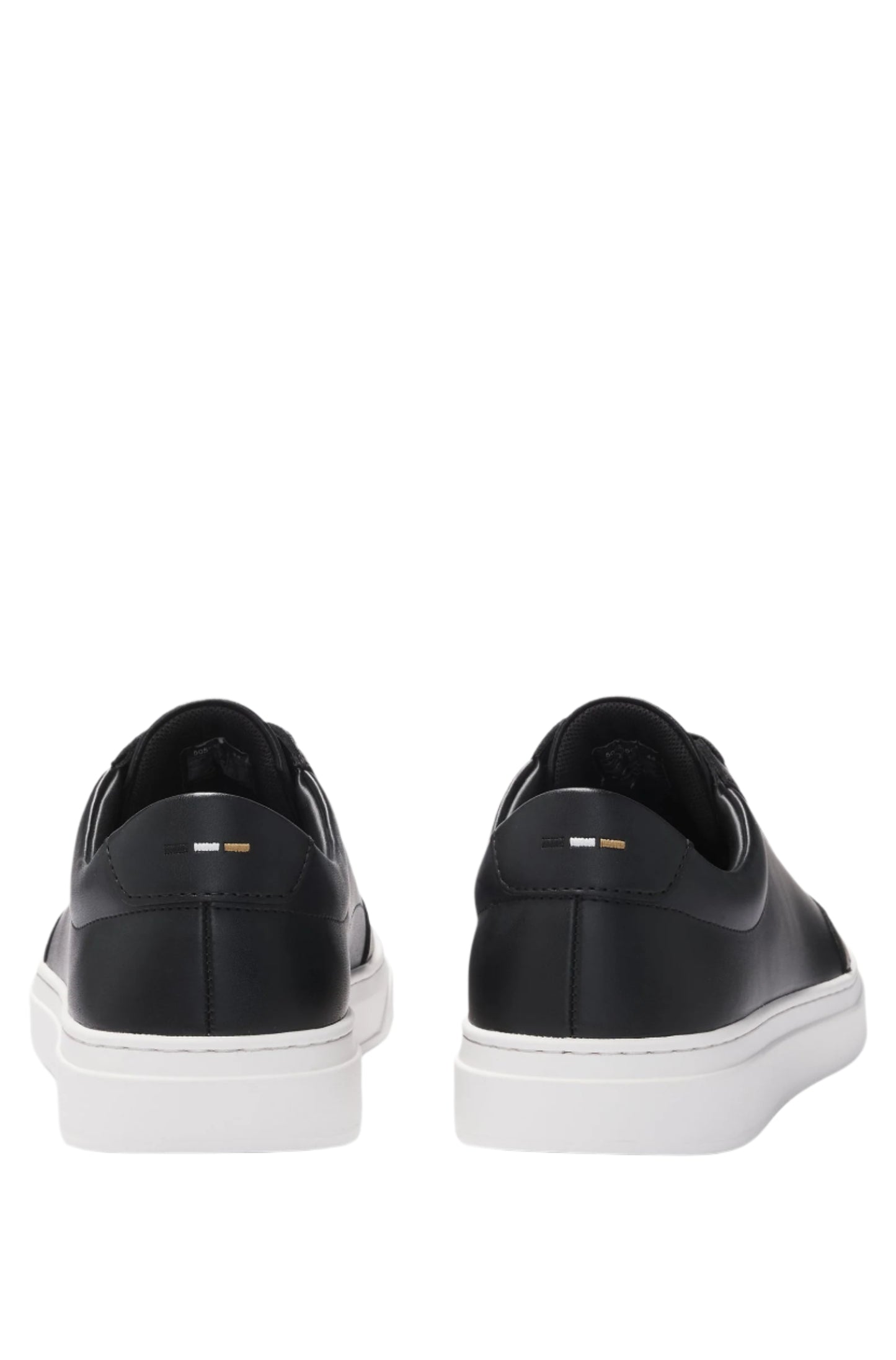 Boss Men's Coated-Leather Trainers