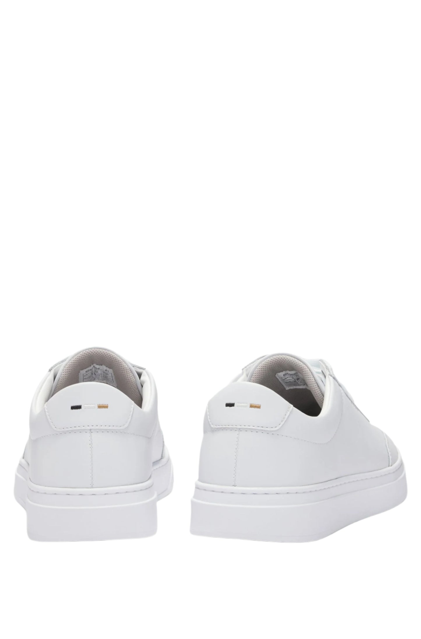 Boss Men's Coated-Leather Trainers