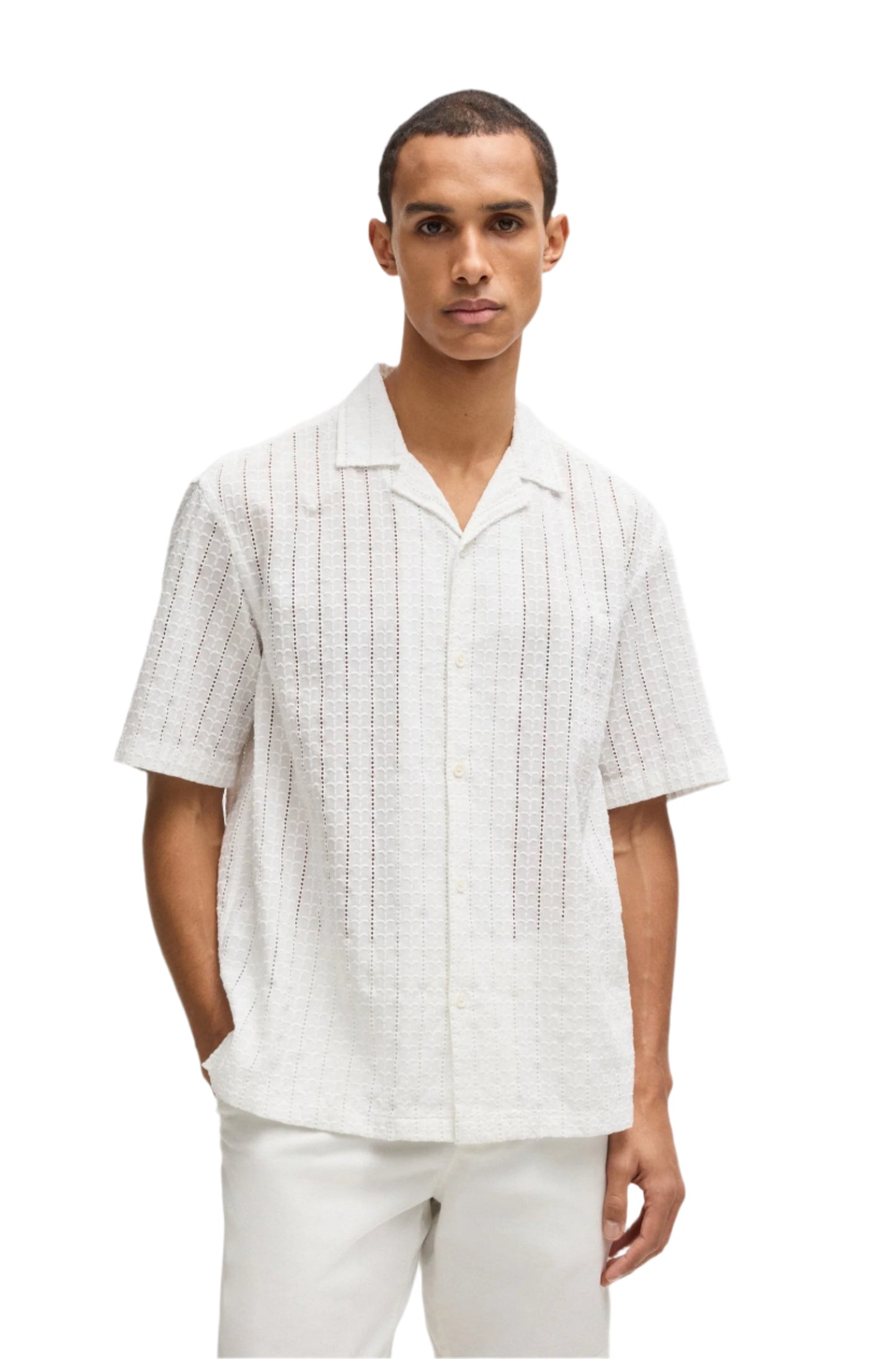 Boss Sportswear Men's Short Sleeve Button-Up