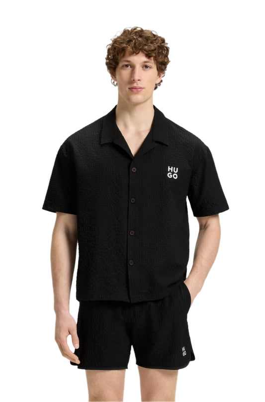 Hugo Men's Short-Sleeve Button-Up