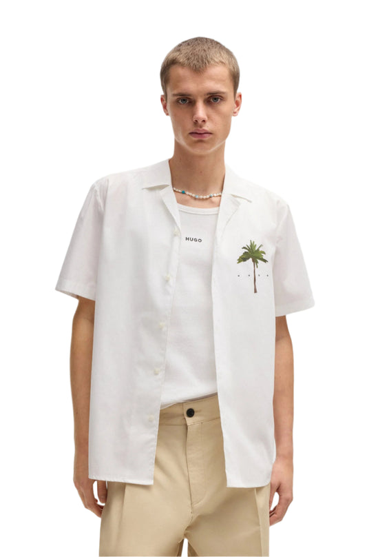 Hugo Men's Short-Sleeve Button-Up