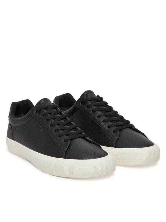 Boss Men's Faux-Leather Trainers