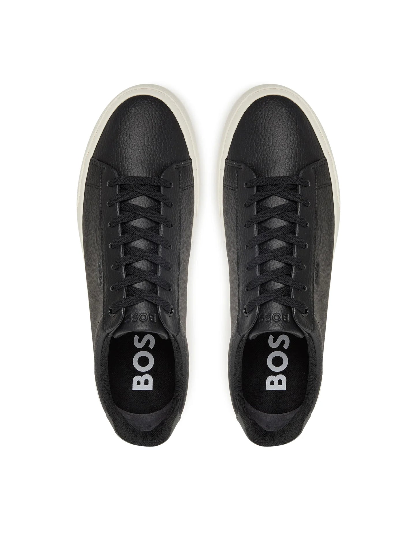 Boss Men's Faux-Leather Trainers