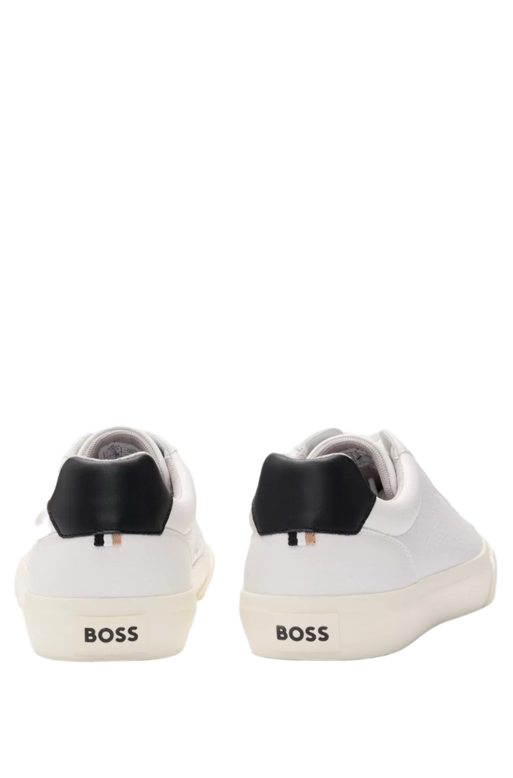 Boss Men's Faux-Leather Trainers