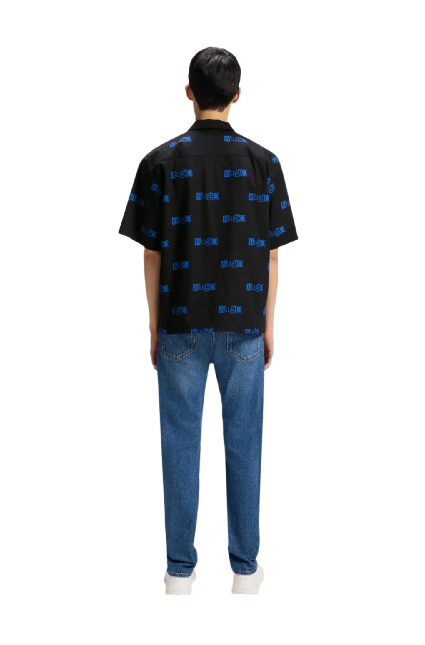 Hugo Blue Men's Relaxed-Fit Button-Up
