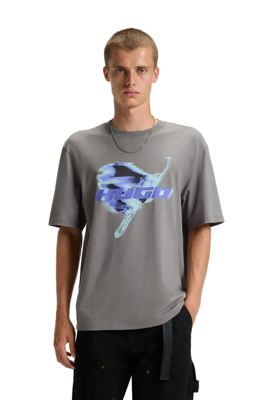 Hugo Blue Men's Graphic T-Shirt