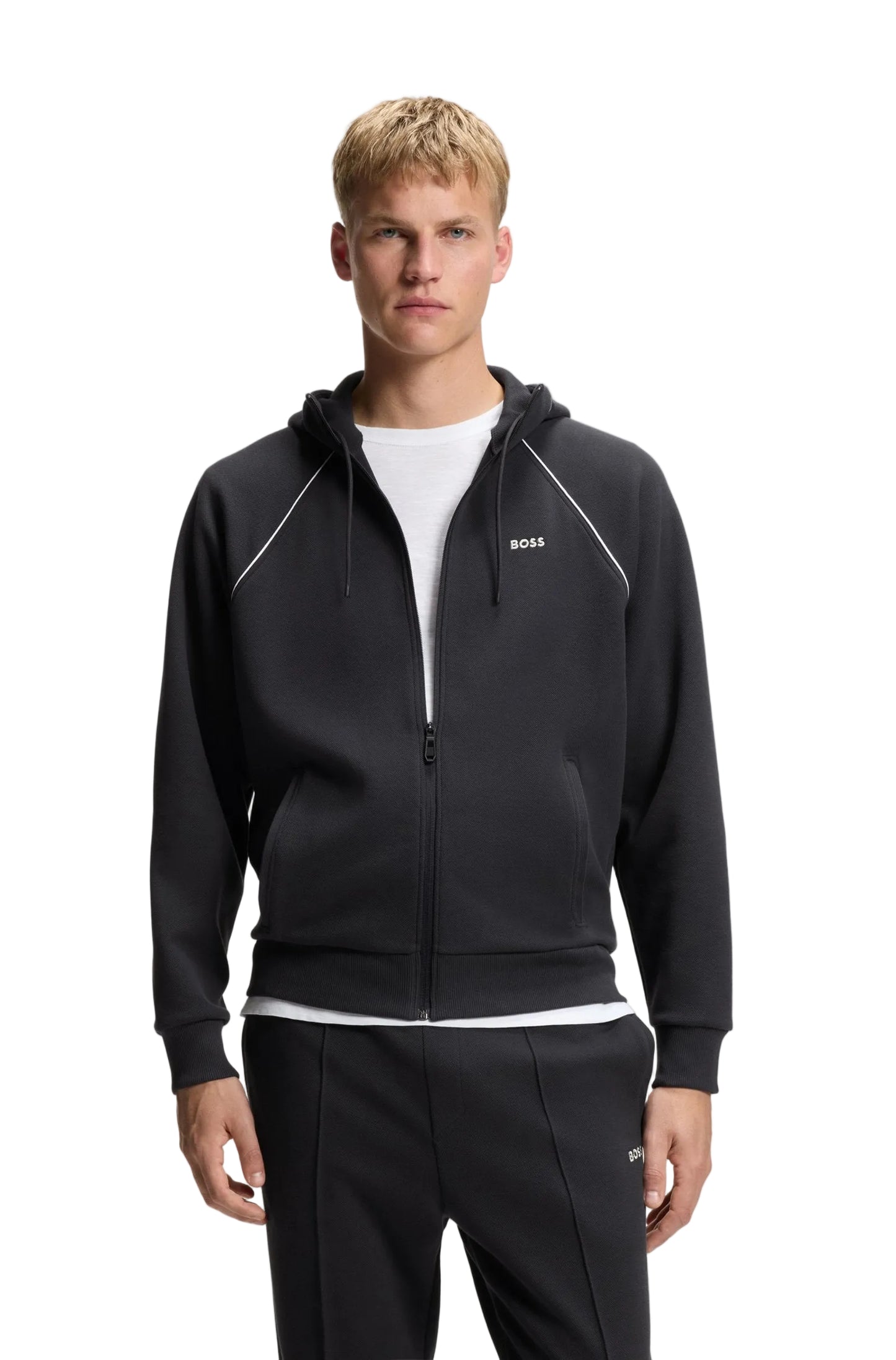Boss Athleisure Men's Zip-Up Hoodie