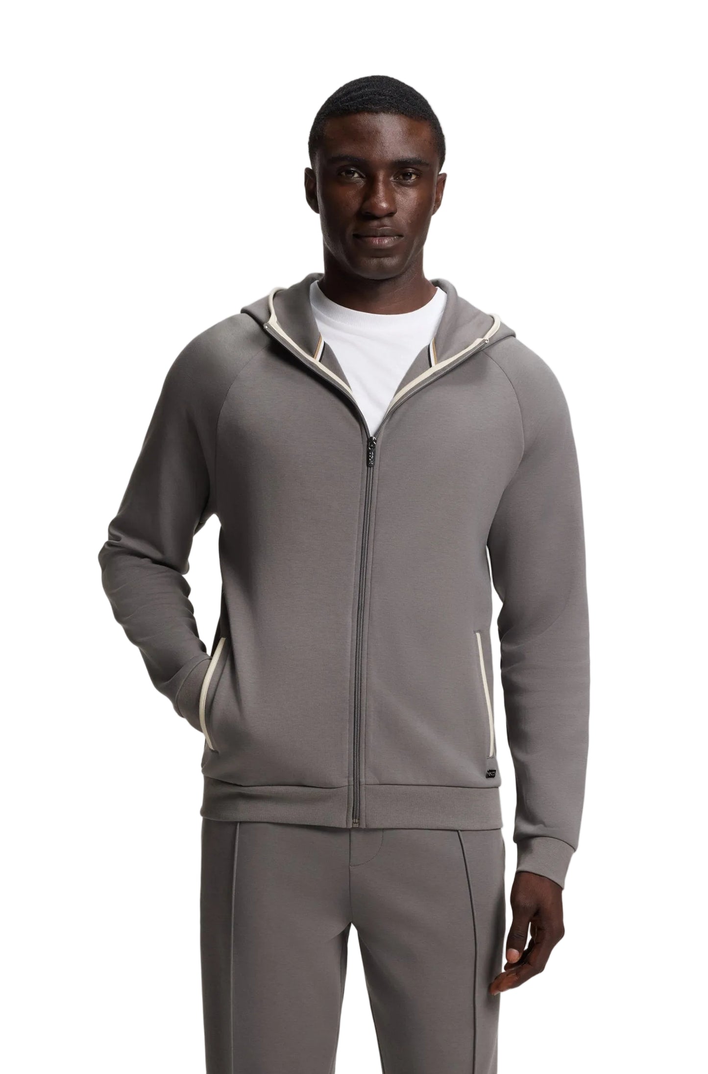 Boss Black Men's Zip-Up Hoodie