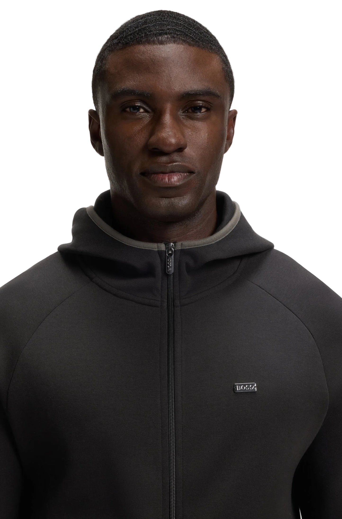 Boss Black Men's Zip-Up Hoodie