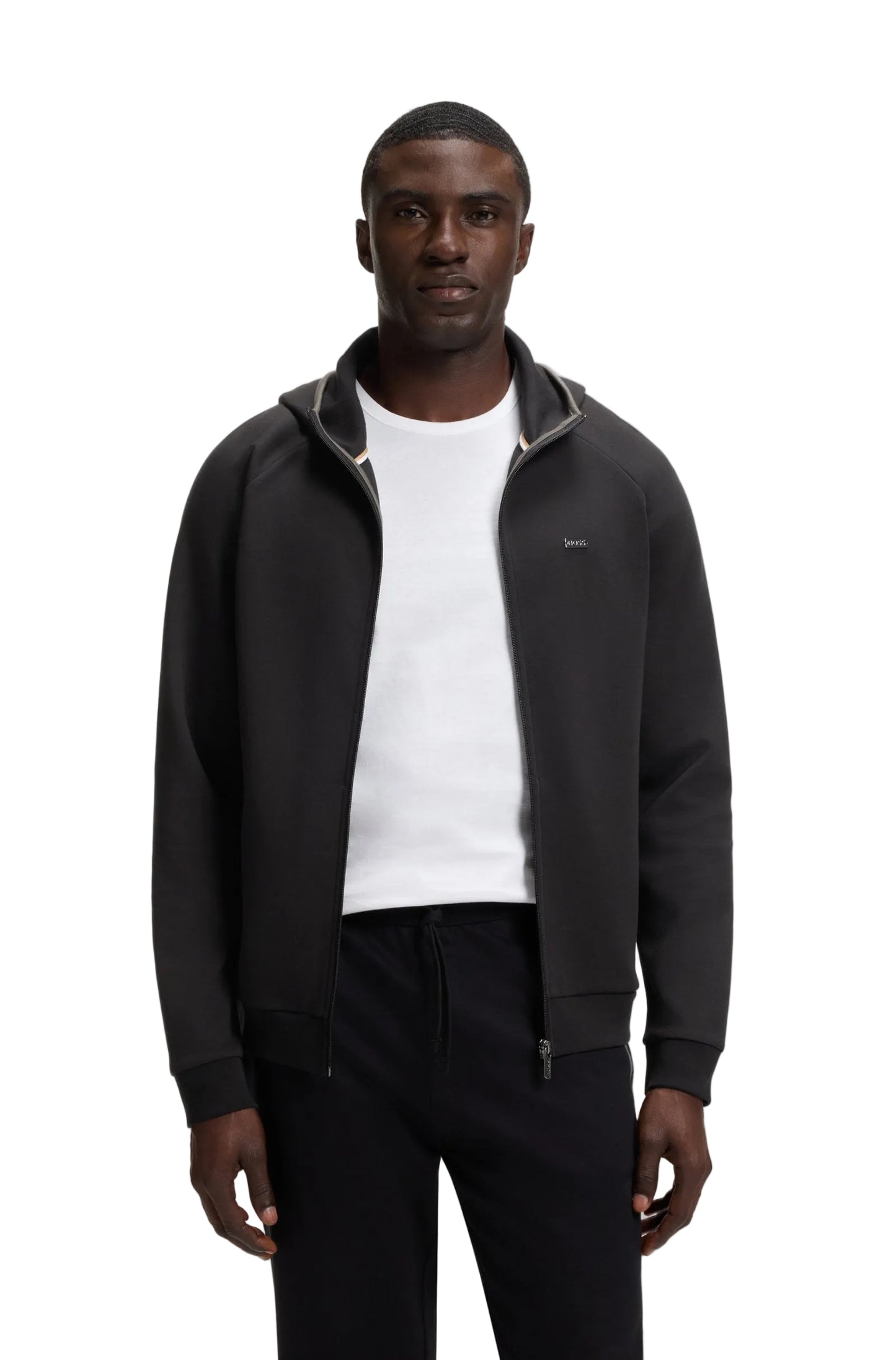 Boss Black Men's Zip-Up Hoodie