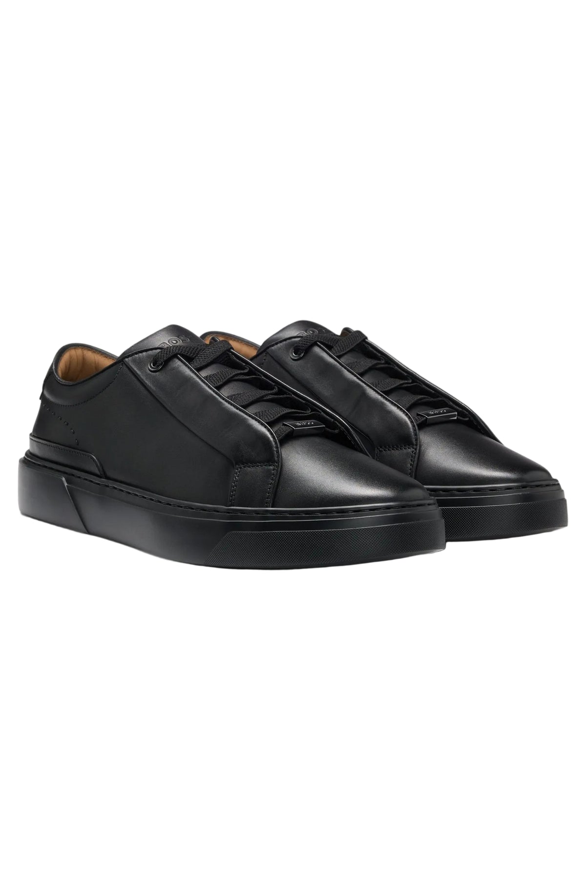 Boss Men's Brushed Leather Sneakers