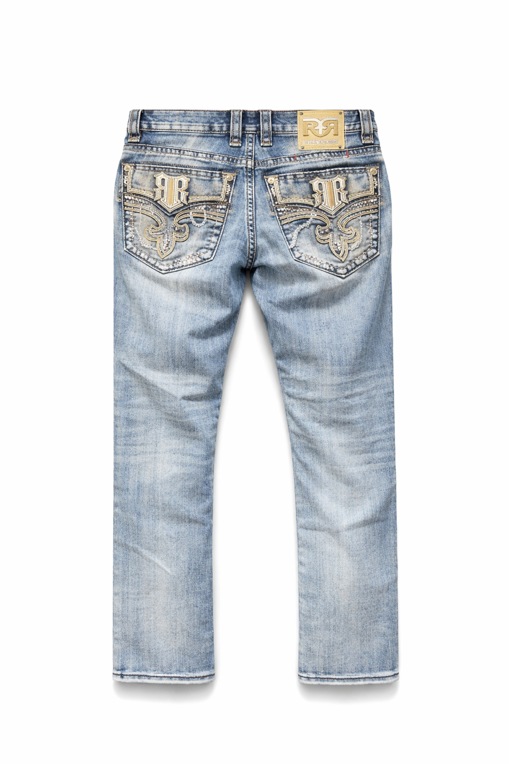 Rock Revival Men's Straight Fit Jeans 32