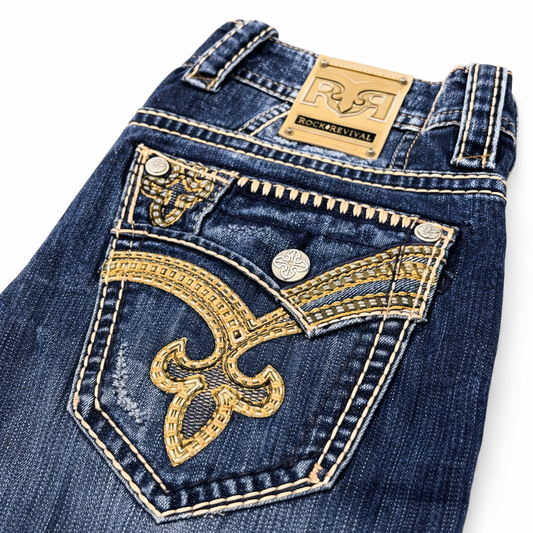 Rock Revival Men's Bootcut Jeans 32"