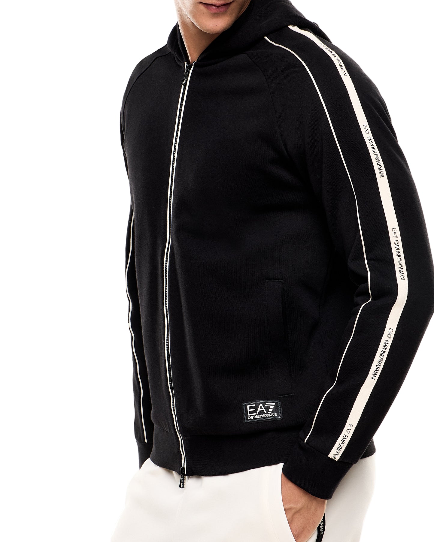 EA7 Men's Zip-Up Hoodie