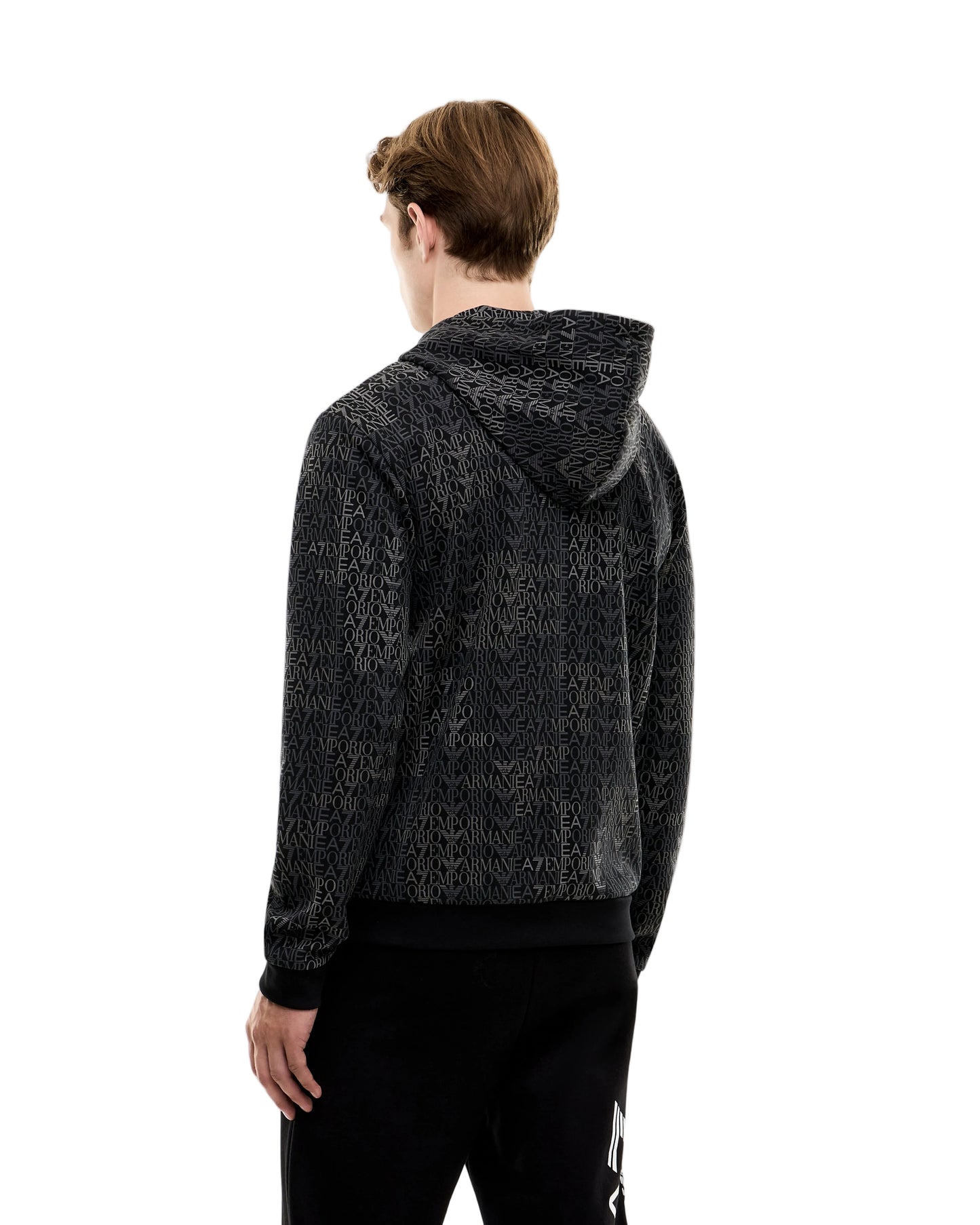 EA7 Men's Zip-Up Hoodie