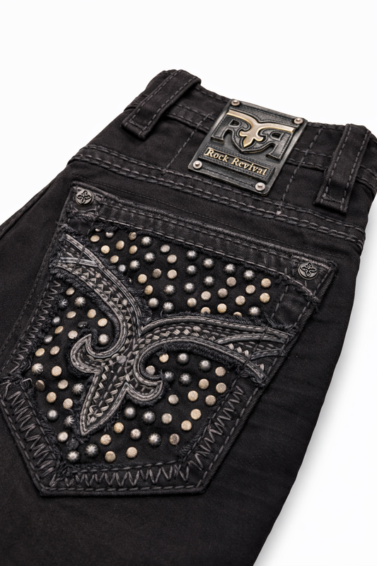 Rock Revival Men's Straight Fit Jeans 32"