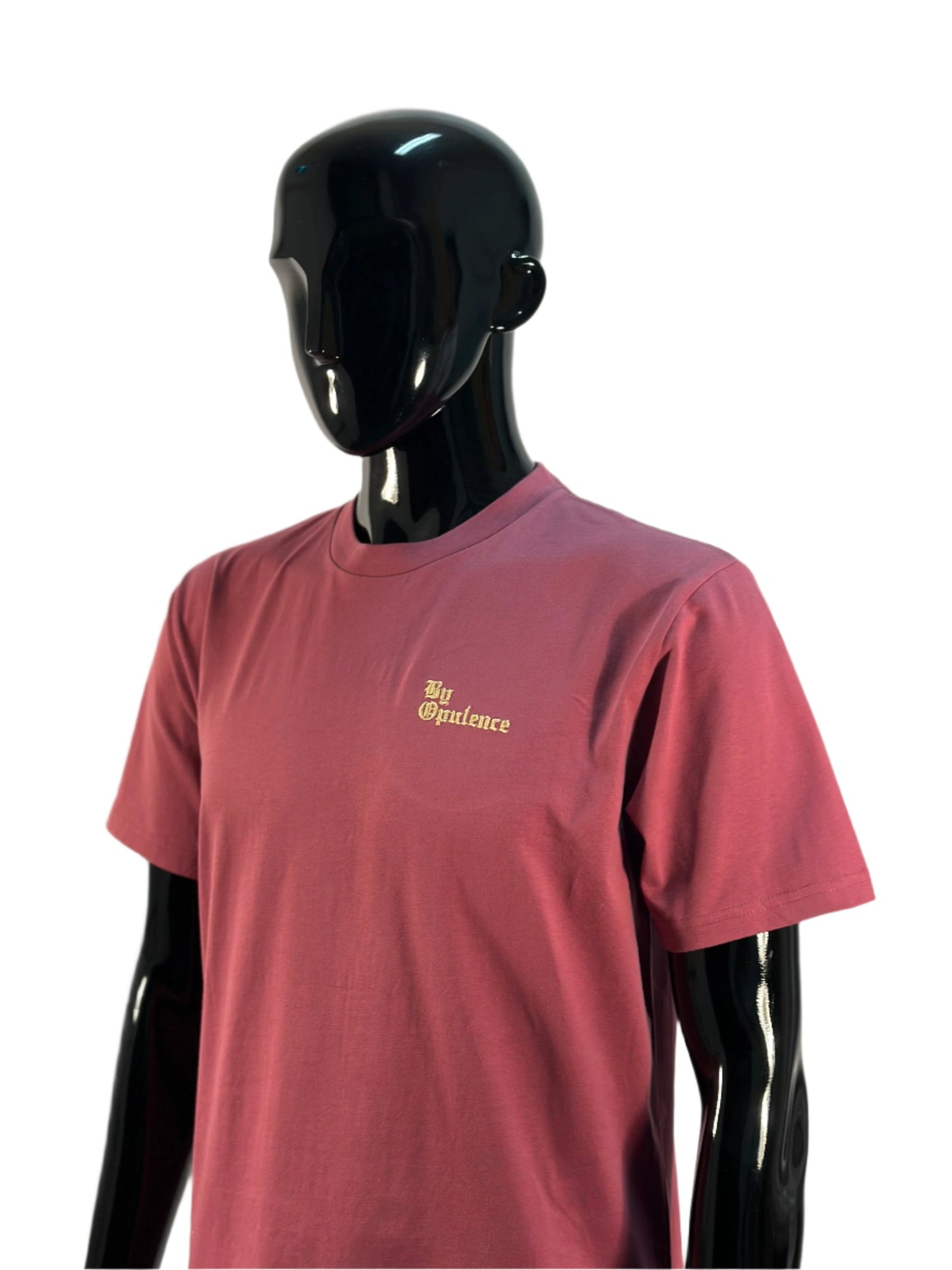 By Opulence Men's Classic T-Shirt with Gold Embroidery