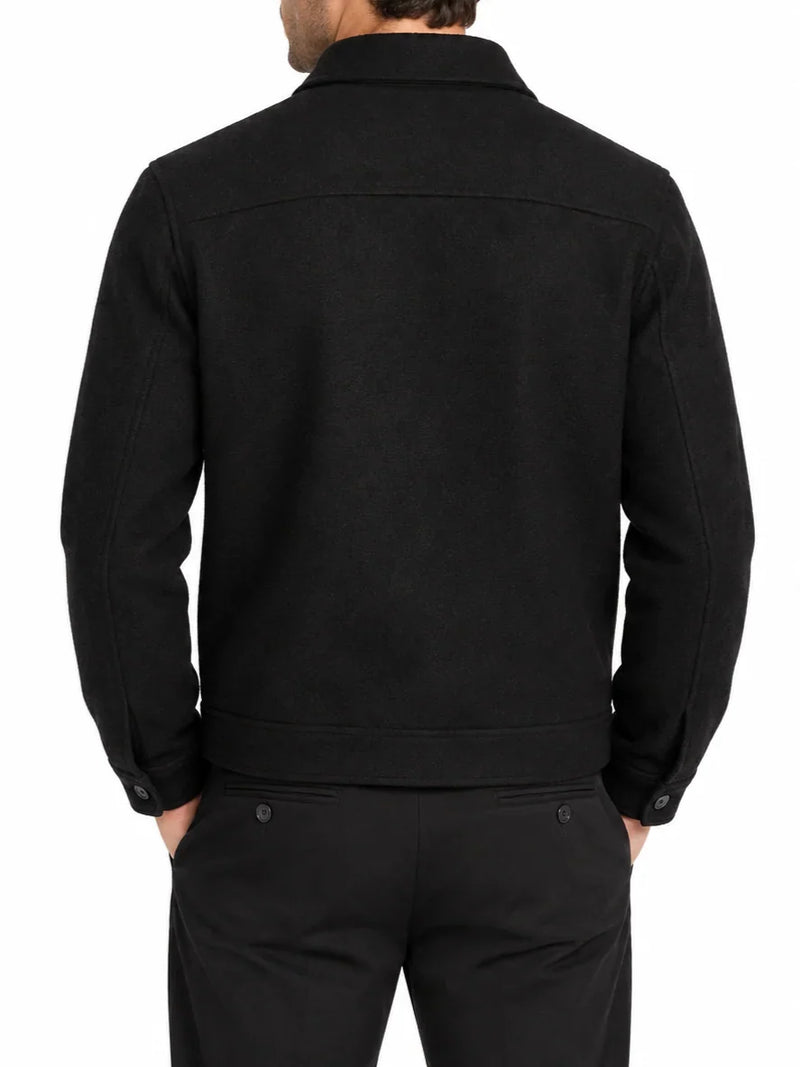 Manuel Ritz Men's Wool Blend Coat