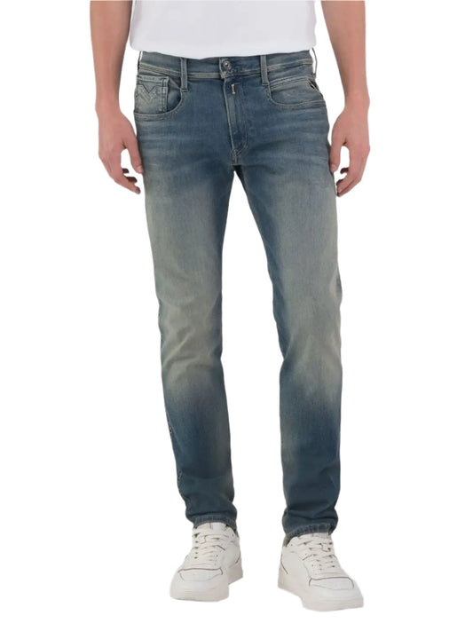 Replay Men's Anbass HyperFlex Slim Fit Jeans 34"