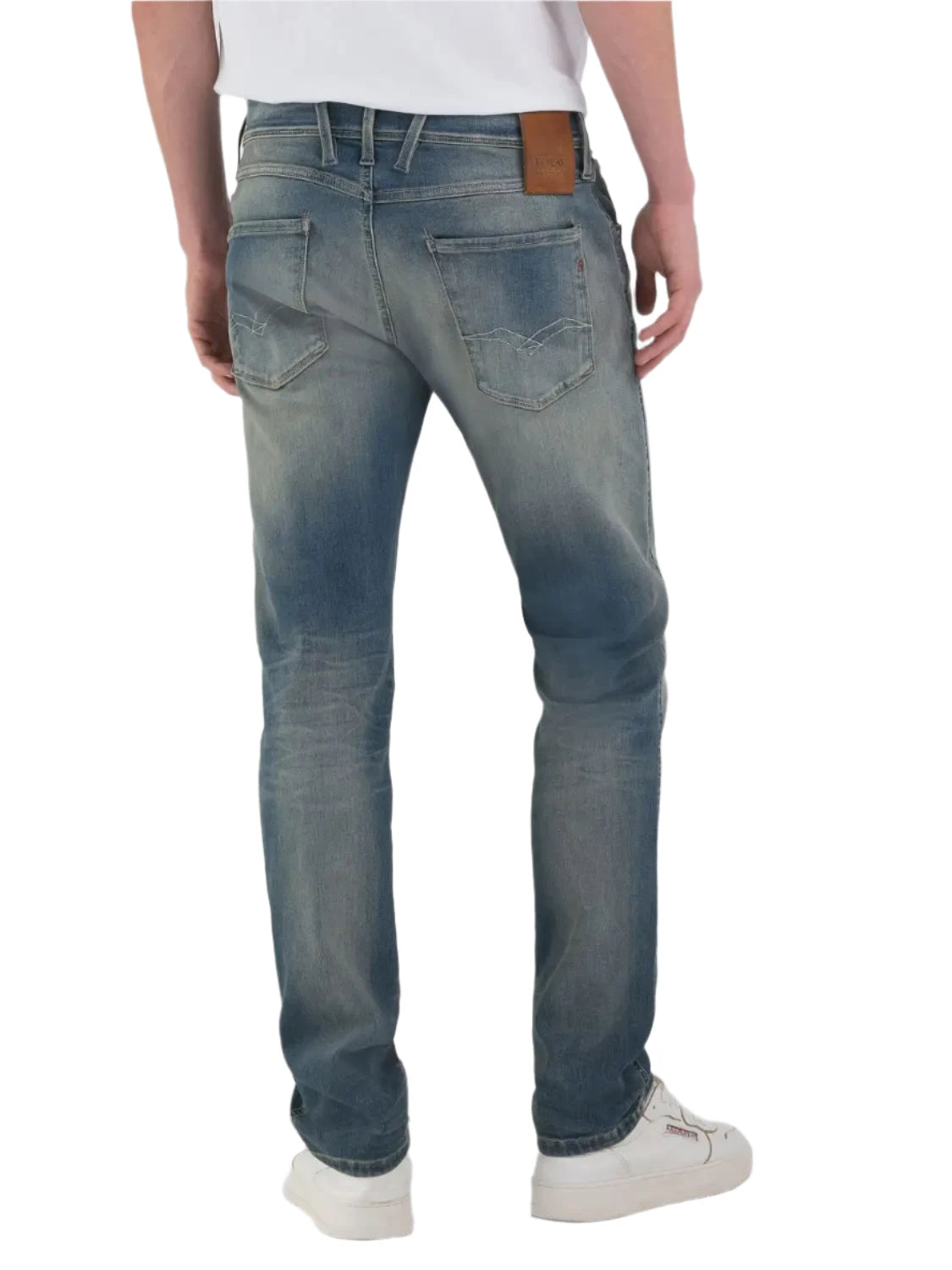 Replay Men's Anbass HyperFlex Slim Fit Jeans 34"