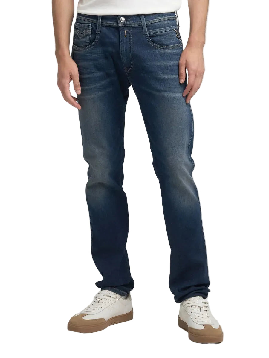 Replay Men's Anbass HyperFlex Slim Fit Jeans 32"