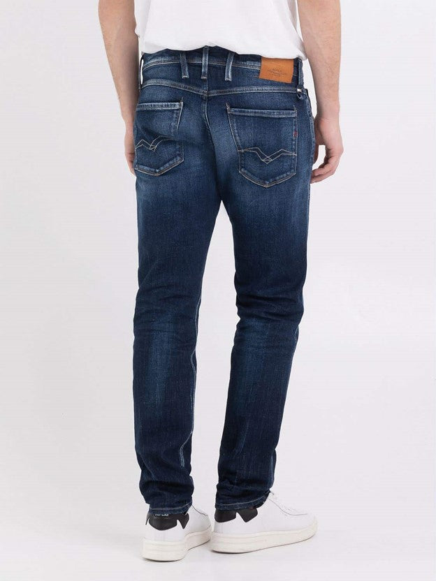 Replay Men's Anbass Aged ECO Slim Fit Jeans