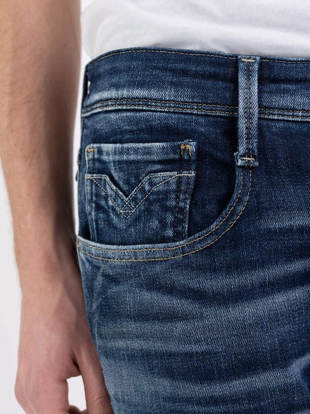 Replay Men's Anbass Aged ECO Slim Fit Jeans 34"