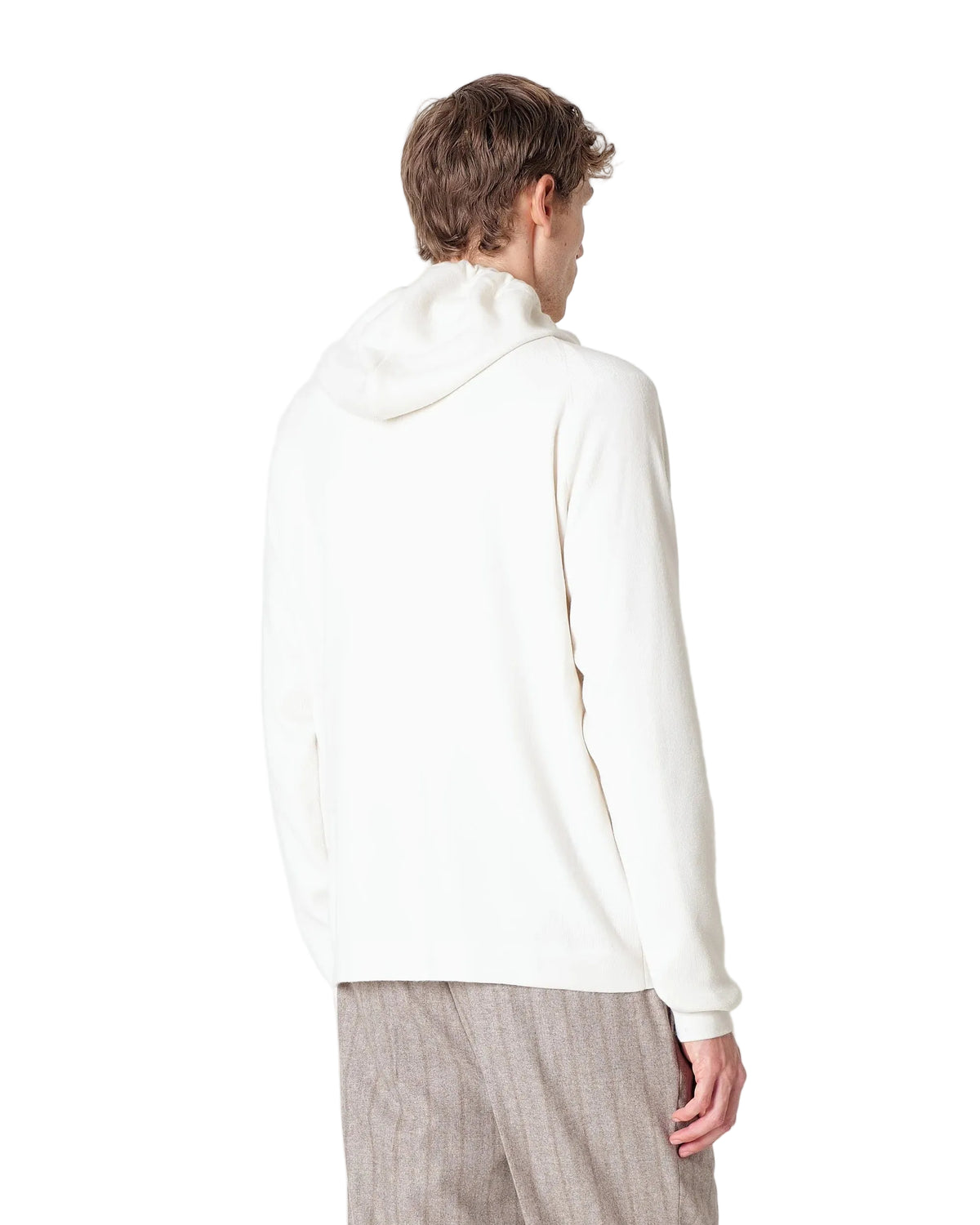 Manuel Ritz Men's Wool Blend Hooded Zip-Up
