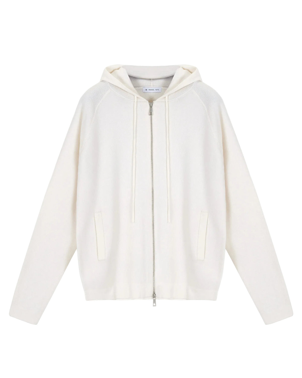 Manuel Ritz Men's Wool Blend Hooded Zip-Up