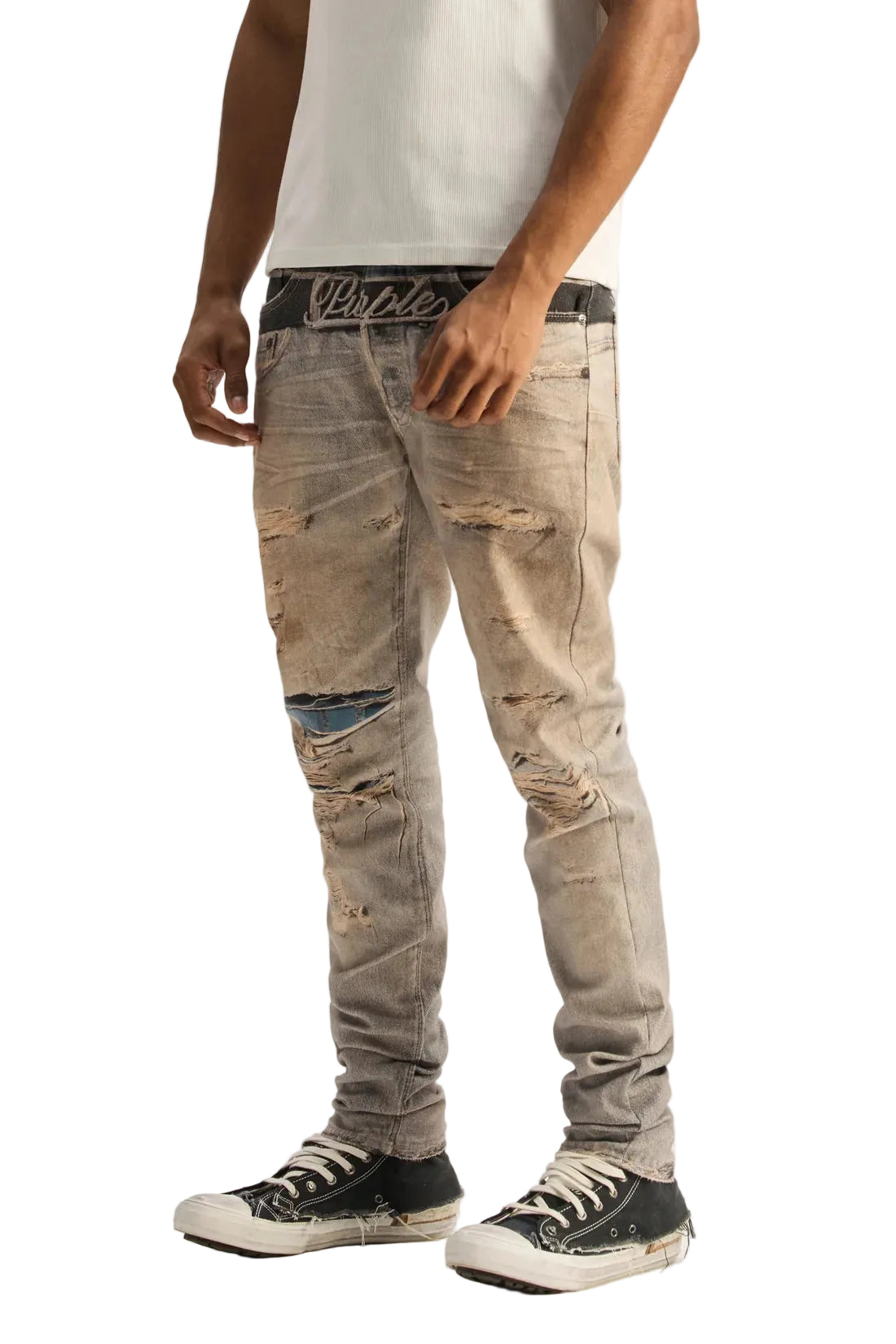 Purple Brand Men's Trompe L'oeil Boxer Jeans