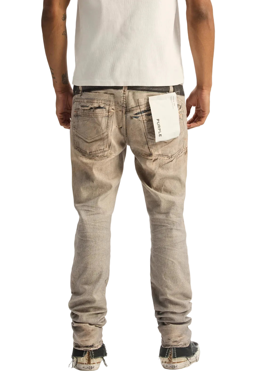 Purple Brand Men's Trompe L'oeil Boxer Jeans