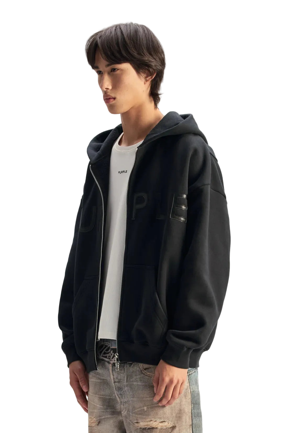 Purple Brand Men's Zip Up Hoodie