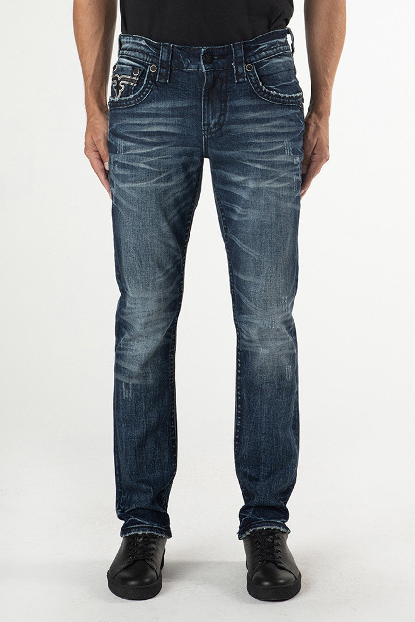 Rock Revival Men's Alt Straight Jeans 32"