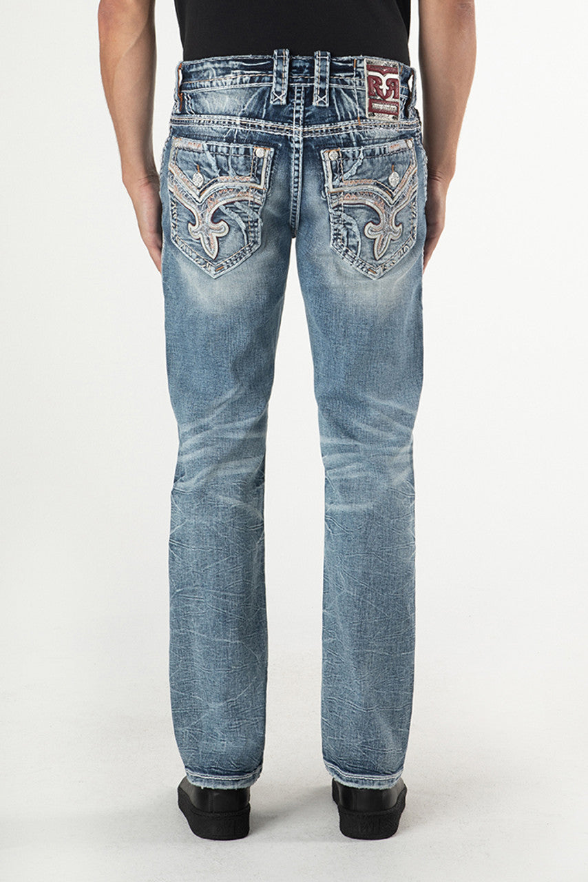 Rock Revival Men's Straight Fit Jeans