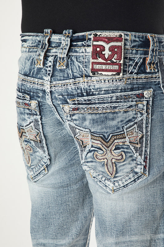 Rock Revival Men's Straight Fit Jeans