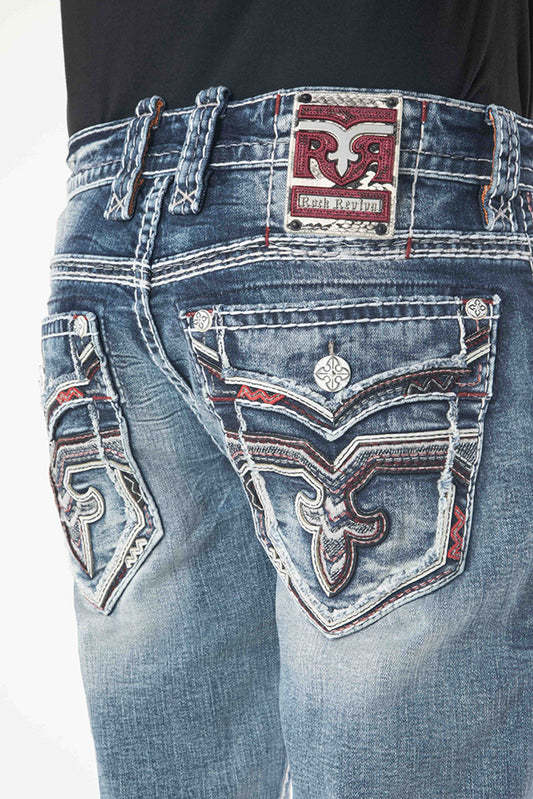 Rock Revival Men's Bootcut Jeans 34"