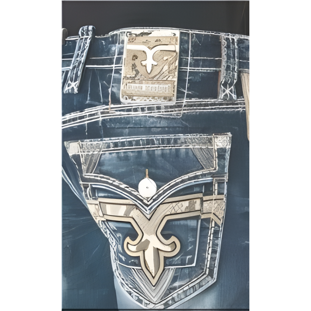 Rock Revival Men's Straight Jeans 34"