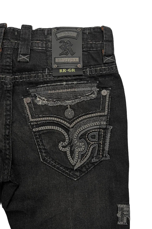 Rock Revival Men's Straight Fit Jeans 32" GR Collection