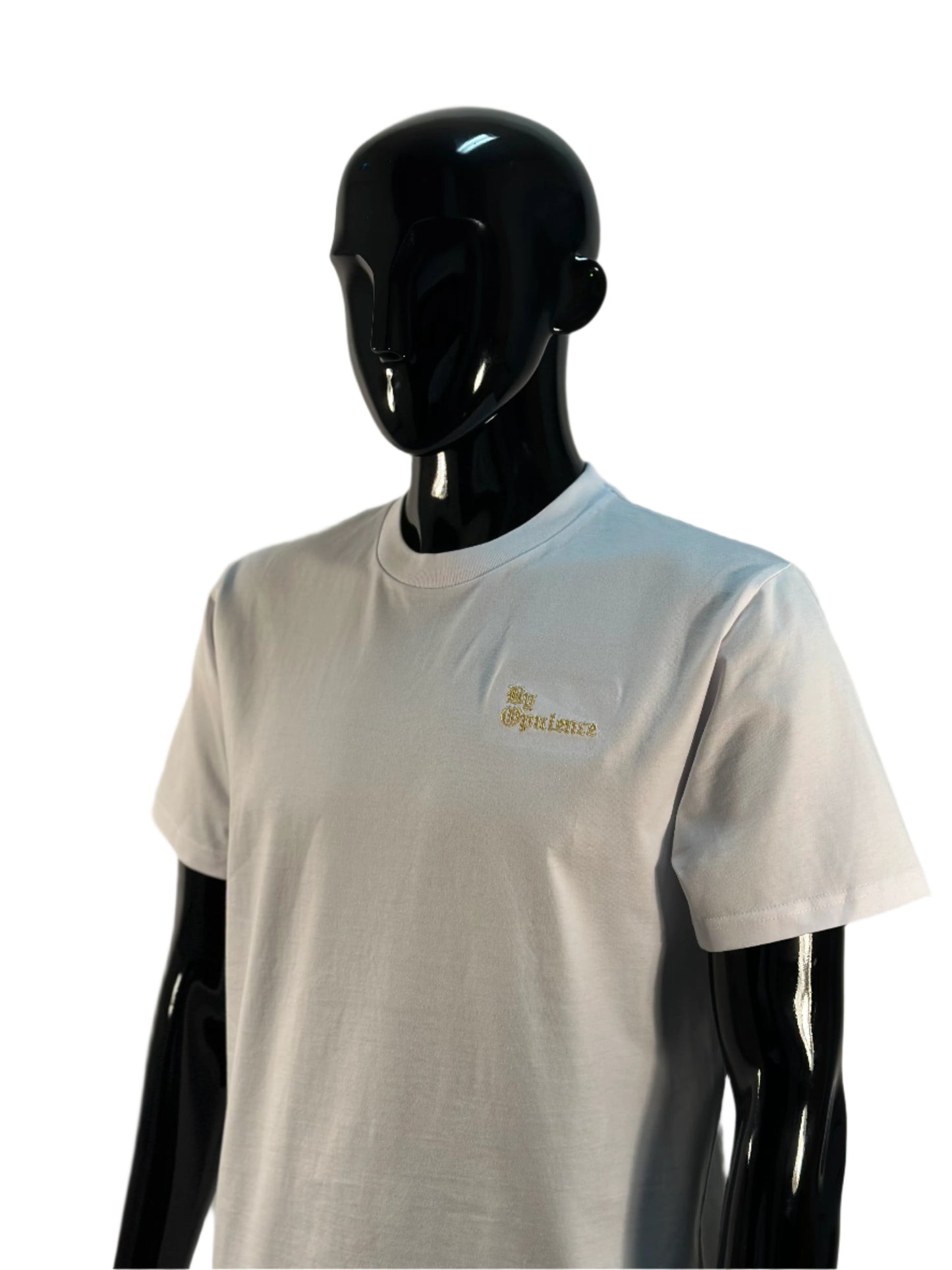 By Opulence Men's Classic T-Shirt with Gold Embroidery